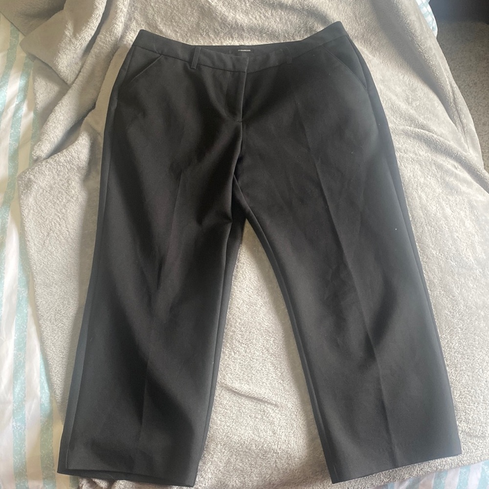 Maurices Capri black dress pants 9/10